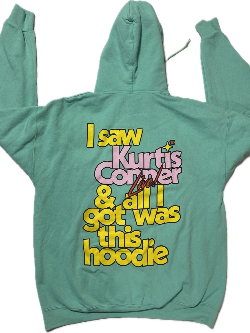 Kurtis Conner Graphic Hoodie in Mint Green